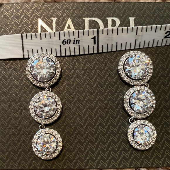 Nadri Rhinestone Earrings - Picture 4 of 4